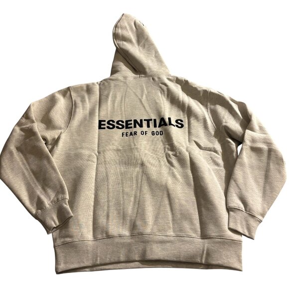 Fear of God Essentials Light Oatmeal Hoodie